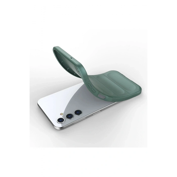 Samsung Galaxy A14 4G Kılıf Optimum Silikon - Koyu Yeşil