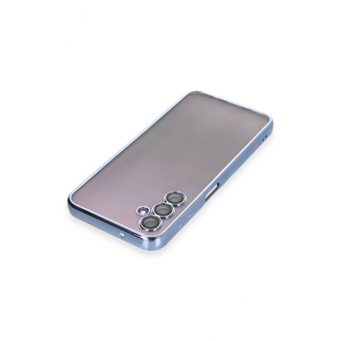 Samsung Galaxy A14 4G Kılıf Razer Lensli Silikon - Açık Mavi