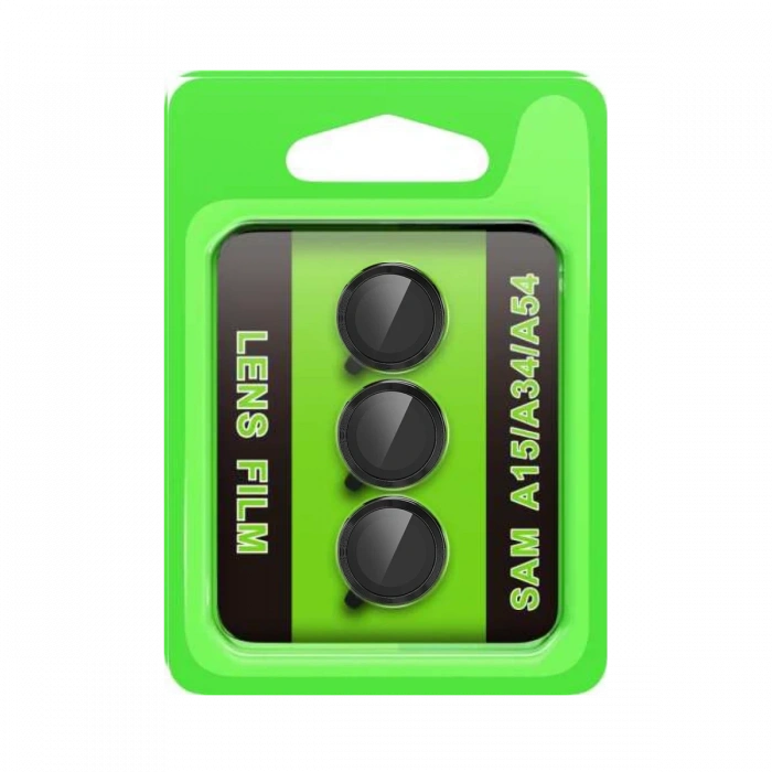 Samsung Galaxy A15 4G Raze Metal Kamera Lens - Siyah