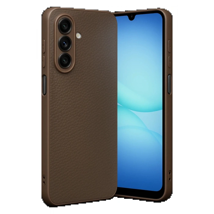 Samsung Galaxy A17 5G Thermax Silikon Kılıf - Kahverengi