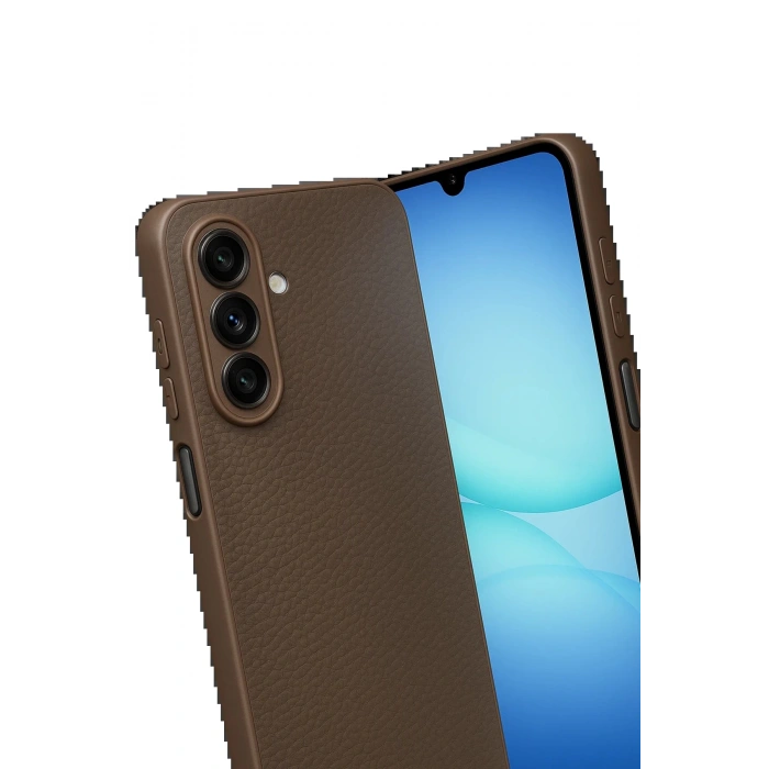 Samsung Galaxy A17 5G Thermax Silikon Kılıf - Kahverengi