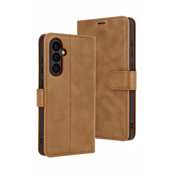 Samsung Galaxy A17 5G Trend S Plus Kapaklı Kılıf - Taba