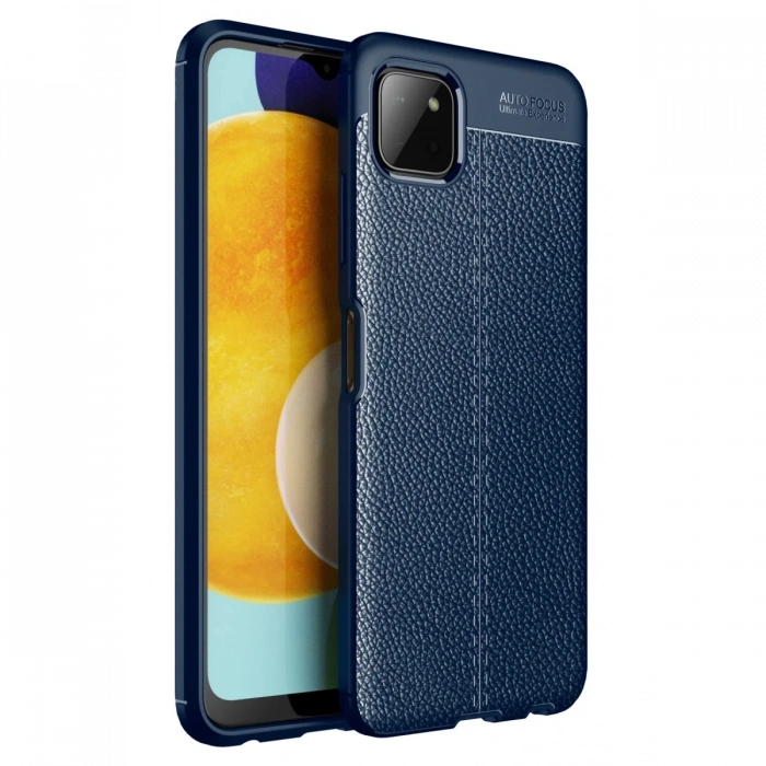 Samsung Galaxy A22 Kılıf Auto Focus Kapak - Lacivert