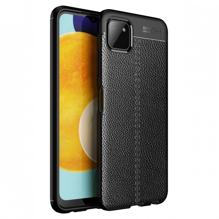 Samsung Galaxy A22 Kılıf Auto Focus Kapak - Siyah