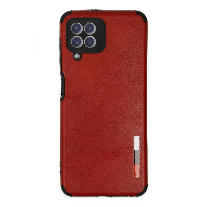 Samsung Galaxy A22 Kılıf Loop Deri Silikon - Kırmızı