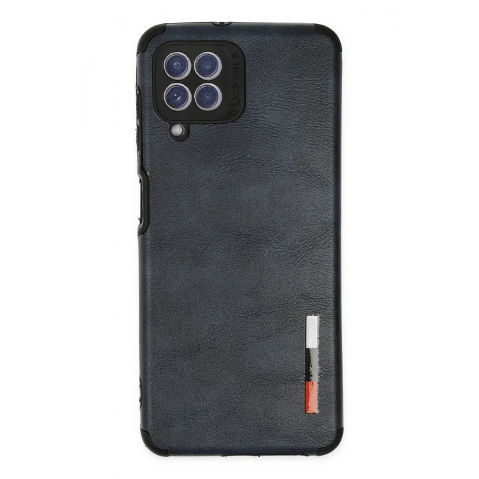 Samsung Galaxy A22 Kılıf Loop Deri Silikon - Lacivert