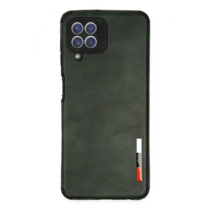 Samsung Galaxy A22 Kılıf Loop Deri Silikon - Yeşil