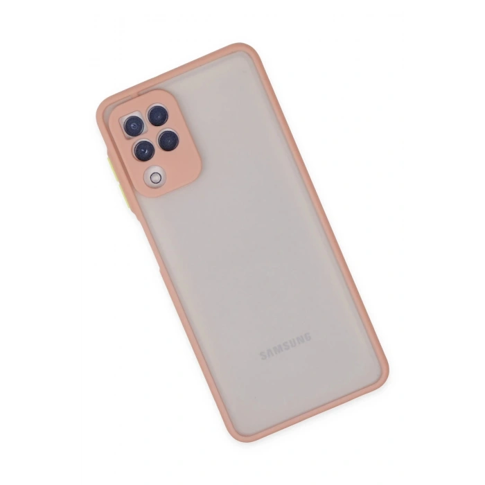 Samsung Galaxy A22 Kılıf Montreal Silikon Kapak - Pembe