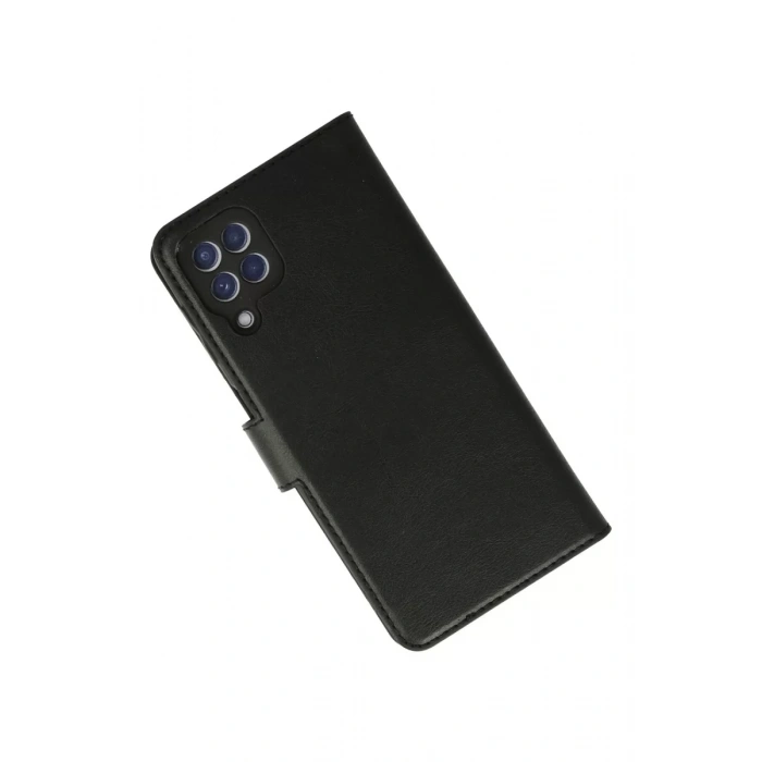 Samsung Galaxy A22 Kılıf Trend S Plus Kapaklı Kılıf - Siyah