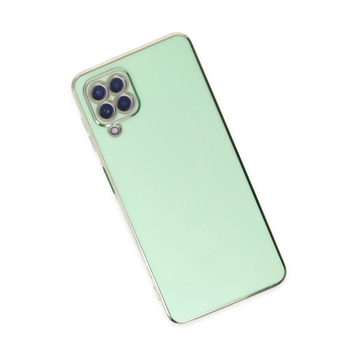 Samsung Galaxy A22 Kılıf Volet Silikon - Açık Yeşil