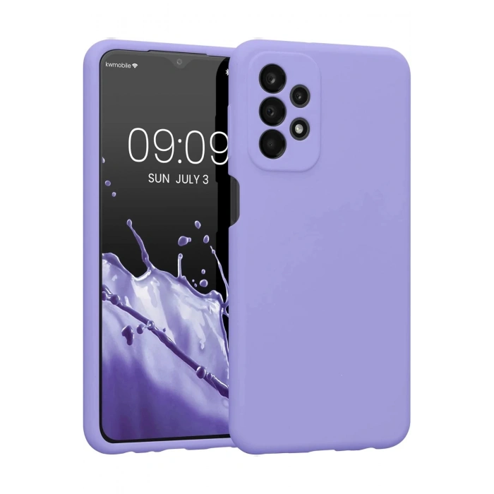 Samsung Galaxy A23 4G Kılıf First Silikon - Lila