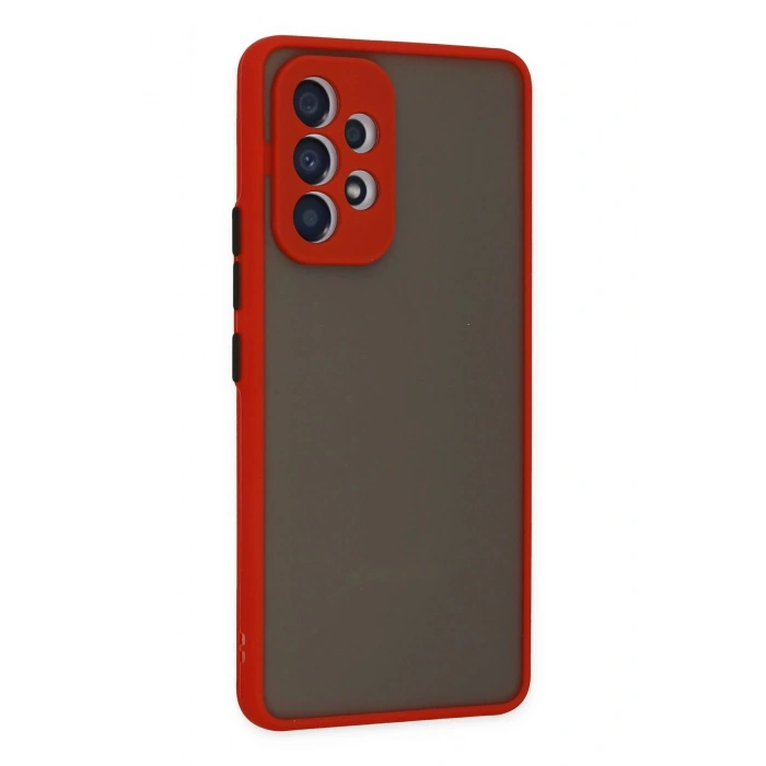 Samsung Galaxy A23 4G Kılıf Montreal Silikon Kapak - Kırmızı