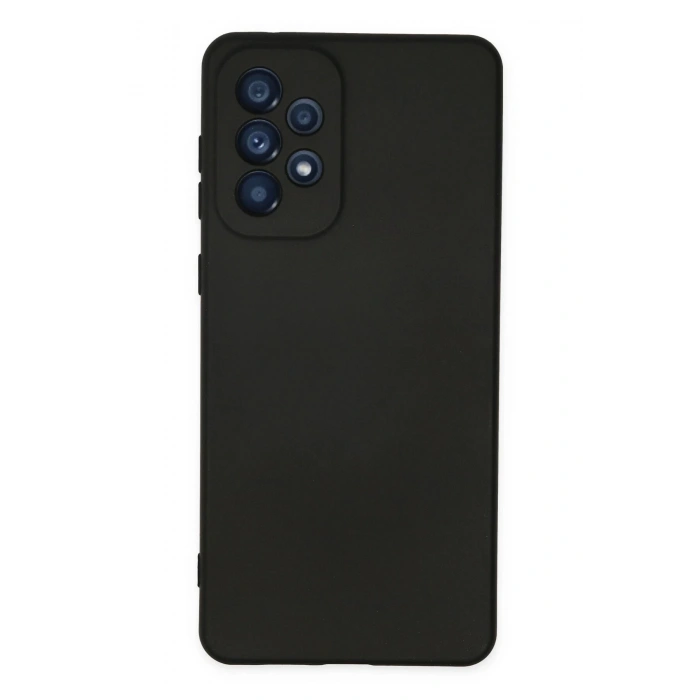Samsung Galaxy A23 4G Kılıf Nano içi Kadife Silikon - Siyah