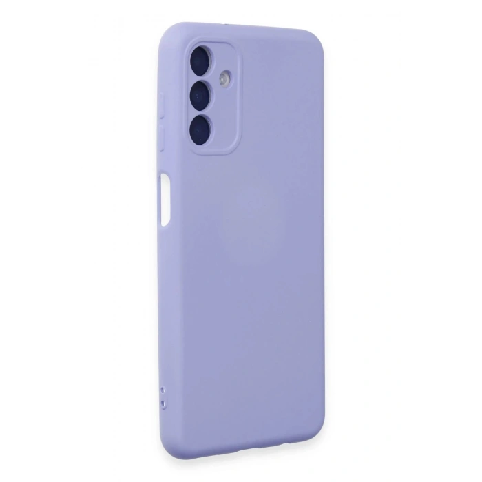 Samsung Galaxy A24 4G Kılıf Nano içi Kadife Silikon - Lila