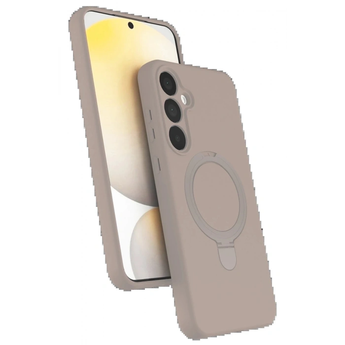 Samsung Galaxy A25 5G Regal Magsafe Standlı Kapak - Çöl Titanyum