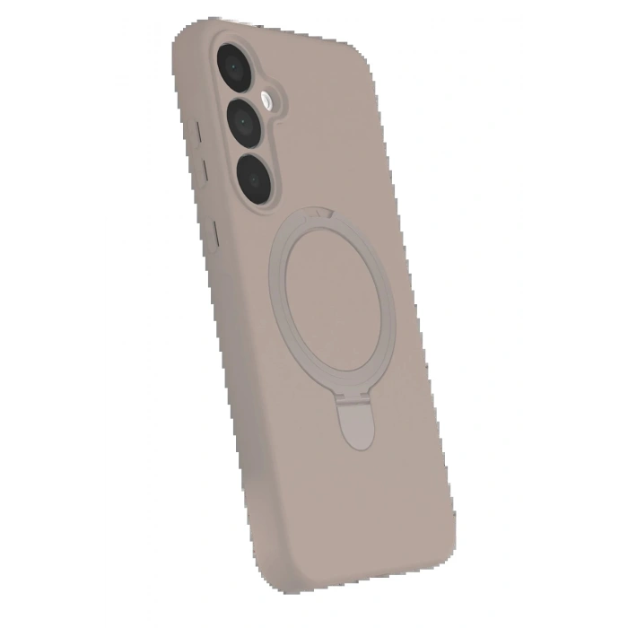 Samsung Galaxy A25 5G Regal Magsafe Standlı Kapak - Çöl Titanyum