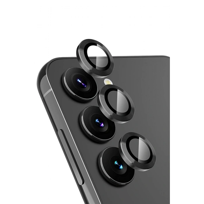 Samsung Galaxy A25 5G Valdez Metal Kamera Lens - Siyah
