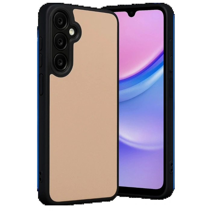 Samsung Galaxy A26 Kılıf Aras Deri Kapak - Pudra