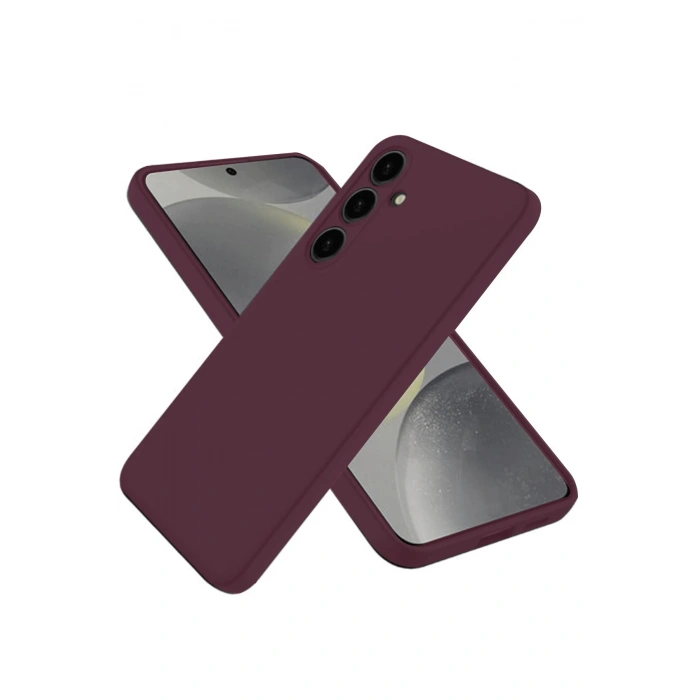 Samsung Galaxy A26 Kılıf First Silikon - Mürdüm