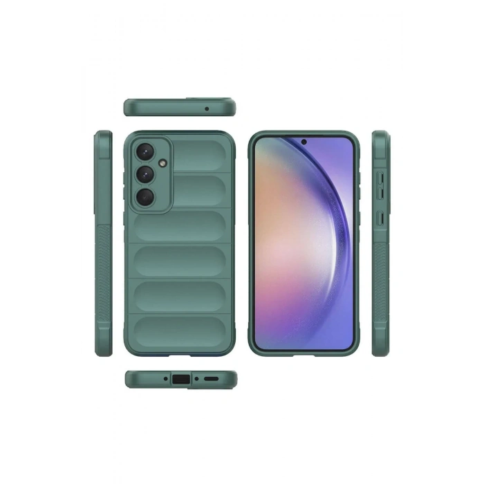 Samsung Galaxy A26 Kılıf Optimum Silikon - Koyu Yeşil