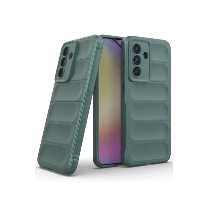 Samsung Galaxy A26 Kılıf Optimum Silikon - Koyu Yeşil