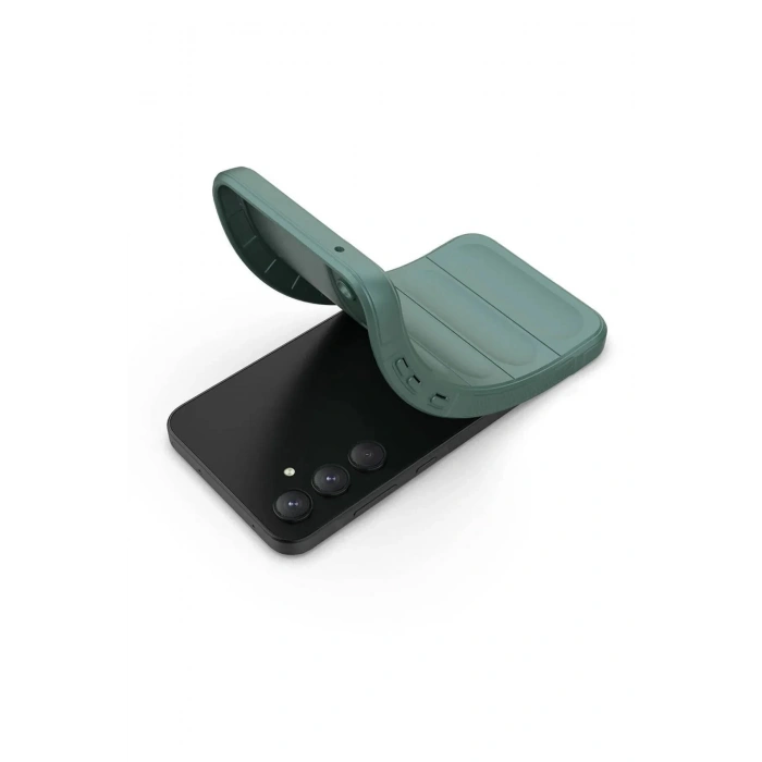 Samsung Galaxy A26 Kılıf Optimum Silikon - Koyu Yeşil