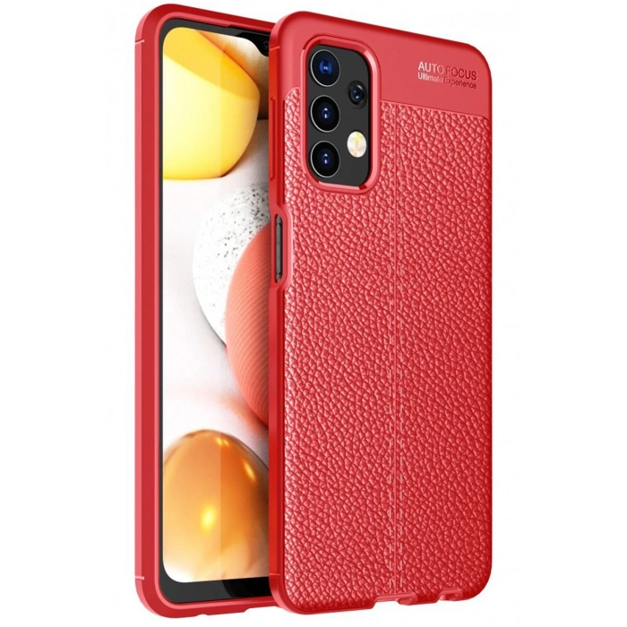 Samsung Galaxy A32 Kılıf Auto Focus Kapak - Kırmızı