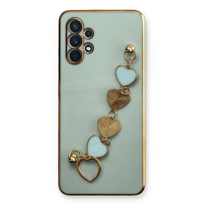 Samsung Galaxy A32 Kılıf Esila Silikon - Su Yeşili