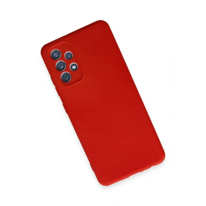 Samsung Galaxy A32 Kılıf First Silikon - Kırmızı