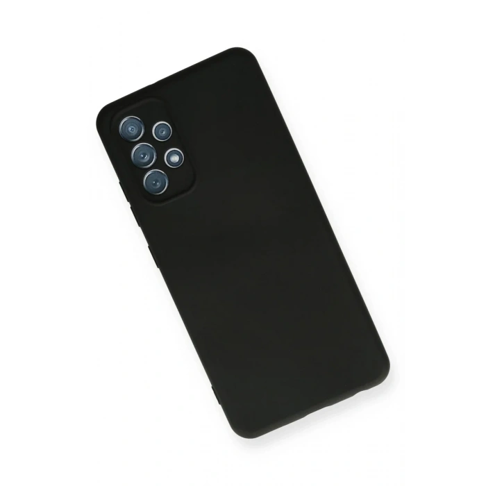 Samsung Galaxy A32 Kılıf Nano içi Kadife Silikon - Siyah