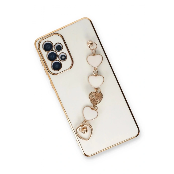 Samsung Galaxy A33 5G Kılıf Esila Silikon - Beyaz