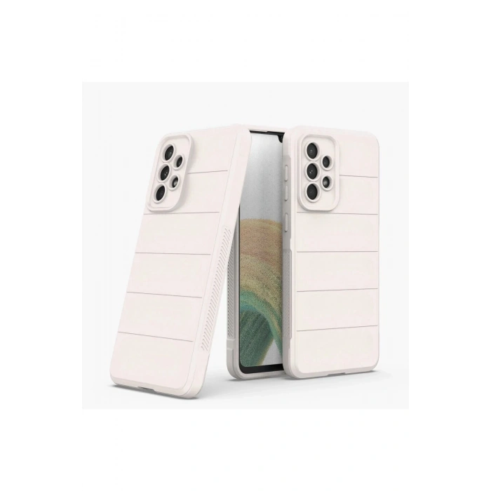 Samsung Galaxy A33 5G Kılıf Optimum Silikon - Krem