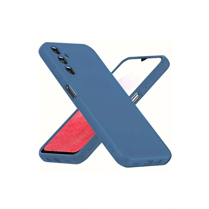Samsung Galaxy A34 5G Kılıf First Silikon - Mavi