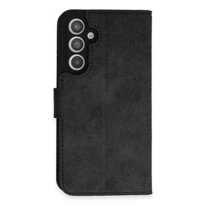 Samsung Galaxy A34 5G Kılıf Trend S Plus Kapaklı Kılıf - Siyah