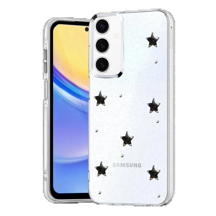 Samsung Galaxy A35 5G Fiyonk Desenli Kapak - Desen 8