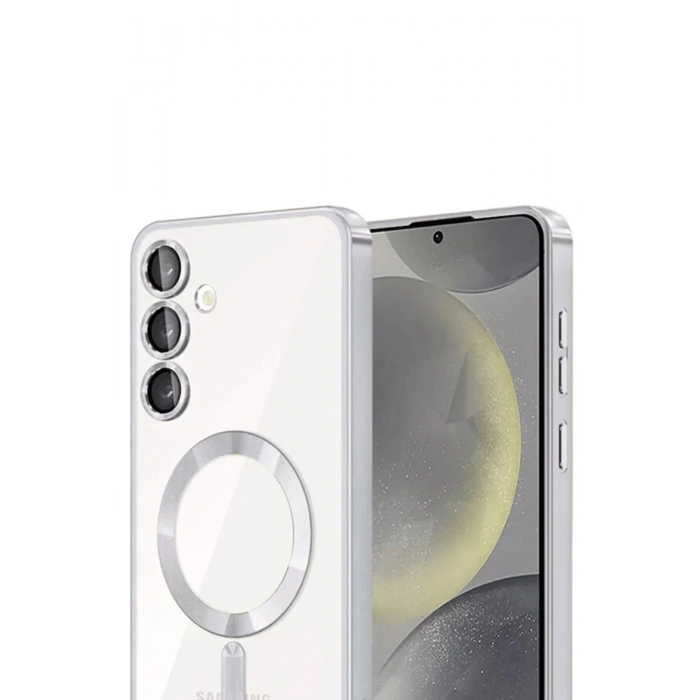 Samsung Galaxy A35 5G Kross Magneticsafe Kapak - Gümüş