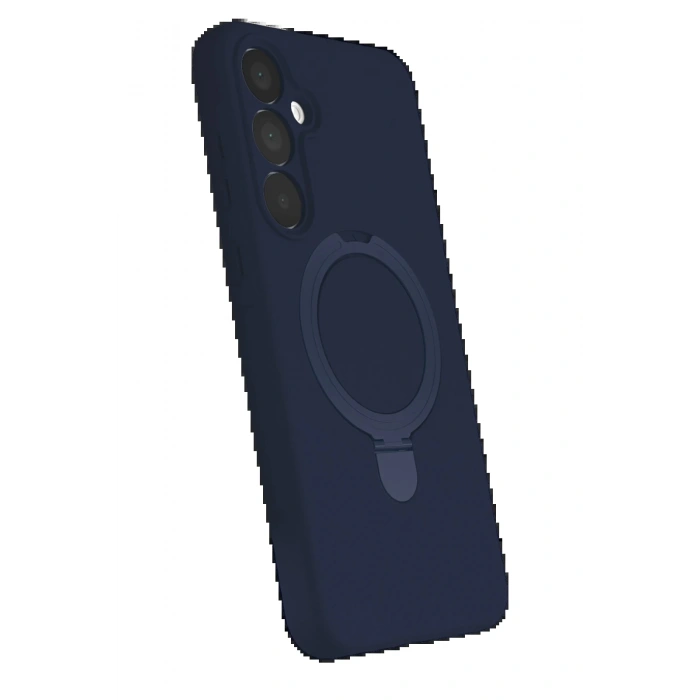 Samsung Galaxy A35 5G Regal Magsafe Standlı Kapak - Lacivert
