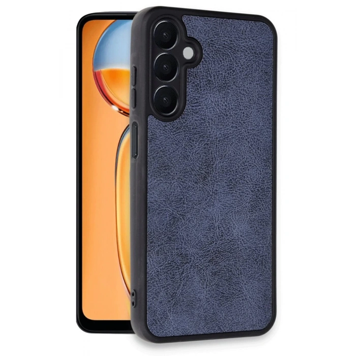 Samsung Galaxy A36 Kılıf Aras Deri Kapak - Lacivert