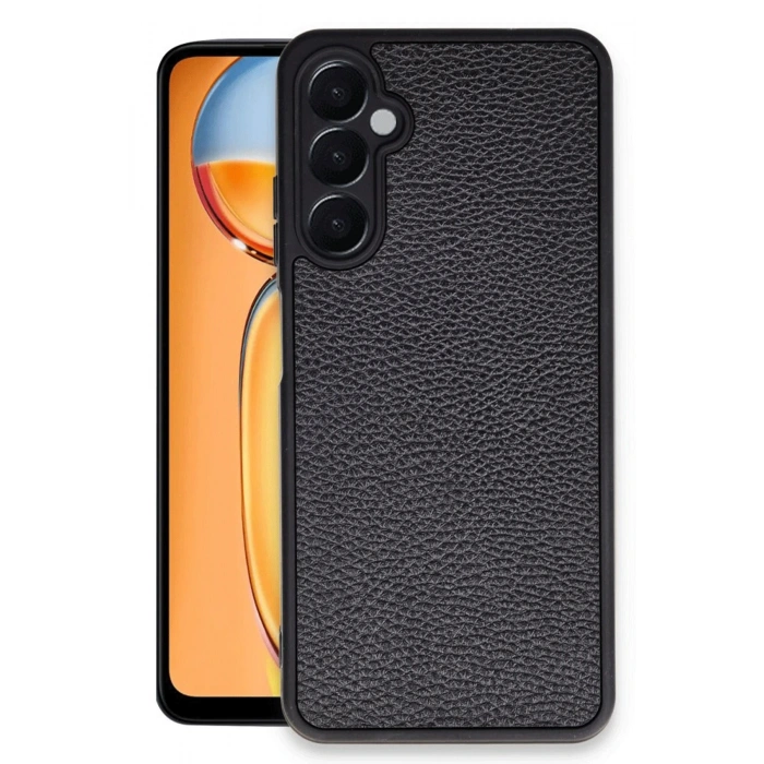 Samsung Galaxy A36 Kılıf Aras Deri Kapak - Siyah