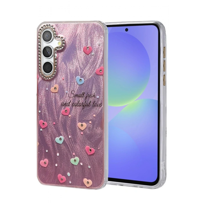 Samsung Galaxy A36 Kılıf Blade Aynalı Desenli Kapak - Desen 8