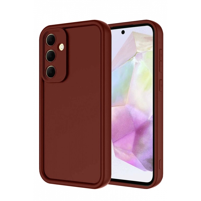 Samsung Galaxy A36 Kılıf Viera Silikon - Bordo