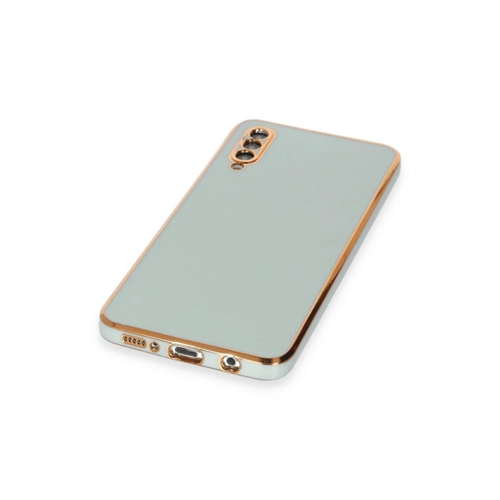 Samsung Galaxy A50 Kılıf Volet Silikon - Açık Yeşil