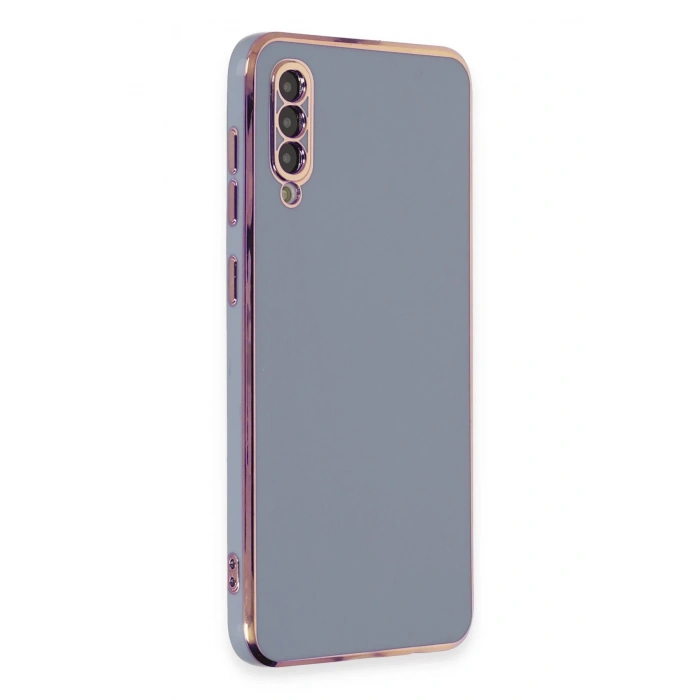 Samsung Galaxy A50 Kılıf Volet Silikon - Mavi