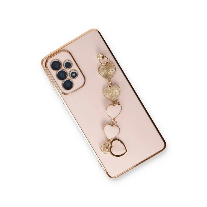 Samsung Galaxy A53 5G Kılıf Esila Silikon - Pudra