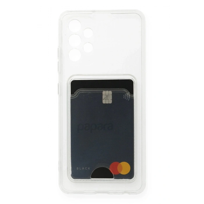 Samsung Galaxy A53 5G Kılıf Kart Şeffaf Silikon - Şeffaf