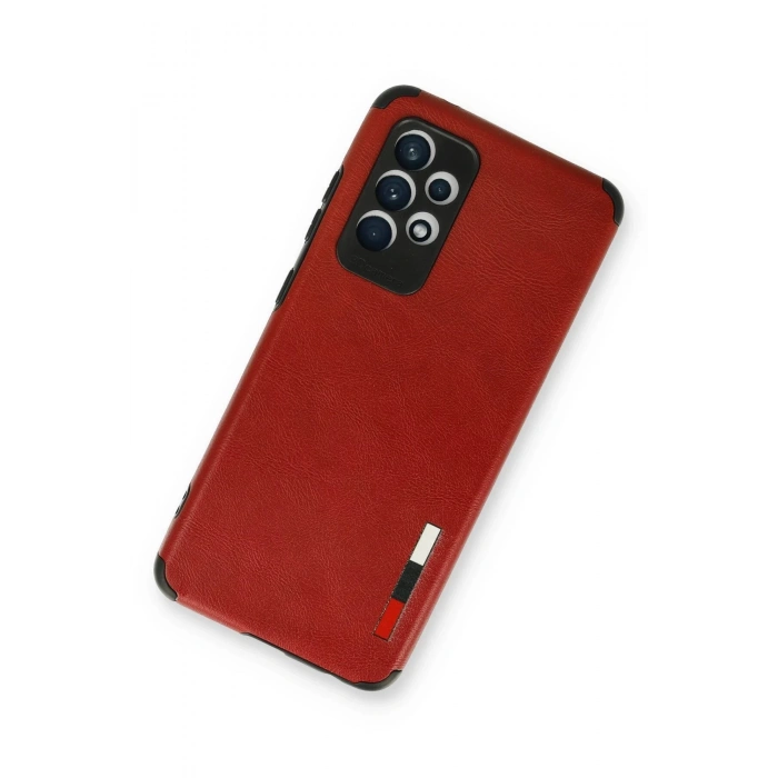 Samsung Galaxy A53 5G Kılıf Loop Deri Silikon - Kırmızı