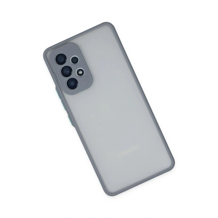 Samsung Galaxy A53 5G Kılıf Montreal Silikon Kapak - Gri