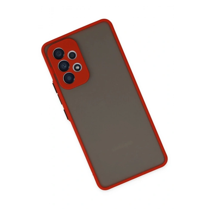 Samsung Galaxy A53 5G Kılıf Montreal Silikon Kapak - Kırmızı