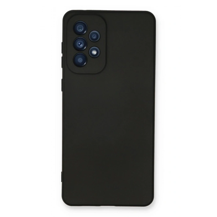 Samsung Galaxy A53 5G Kılıf Nano içi Kadife Silikon - Siyah