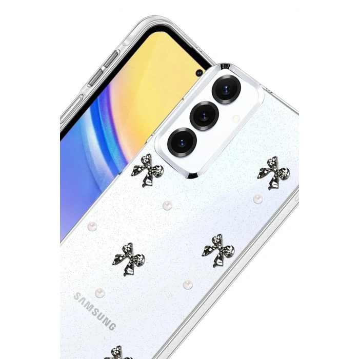 Samsung Galaxy A54 5G Fiyonk Desenli Kapak - Desen 8